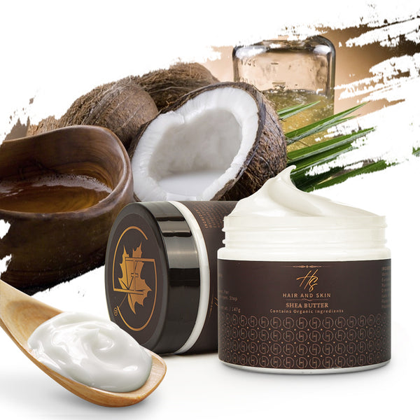 H&S COCONUT BODY BUTTER cream.