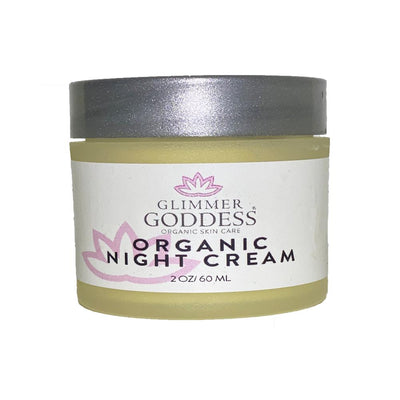 Organic Skin Renewal Anti Aging Night Cream - Hydrates, Firms and