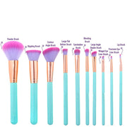 MAKEUP BRUSHES Mermaid Shell Oceana 11 pcs