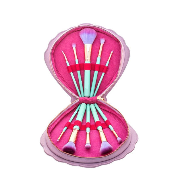 MAKEUP BRUSHES Mermaid Shell Oceana 11 pcs