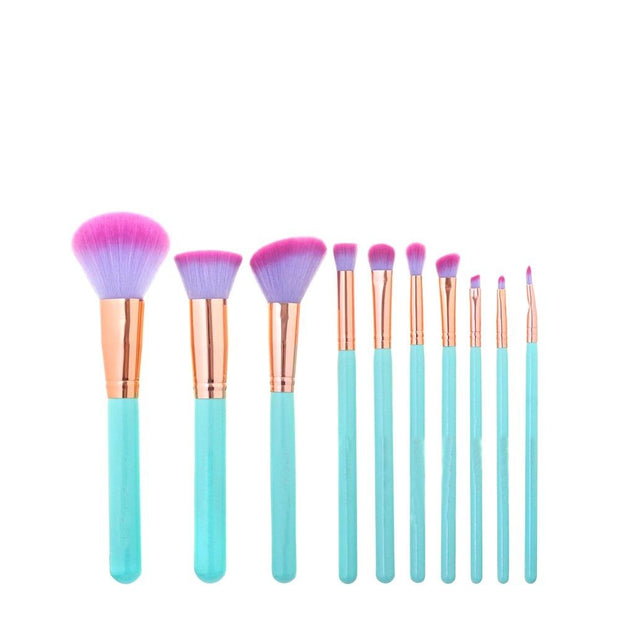MAKEUP BRUSHES Mermaid Shell Oceana 11 pcs