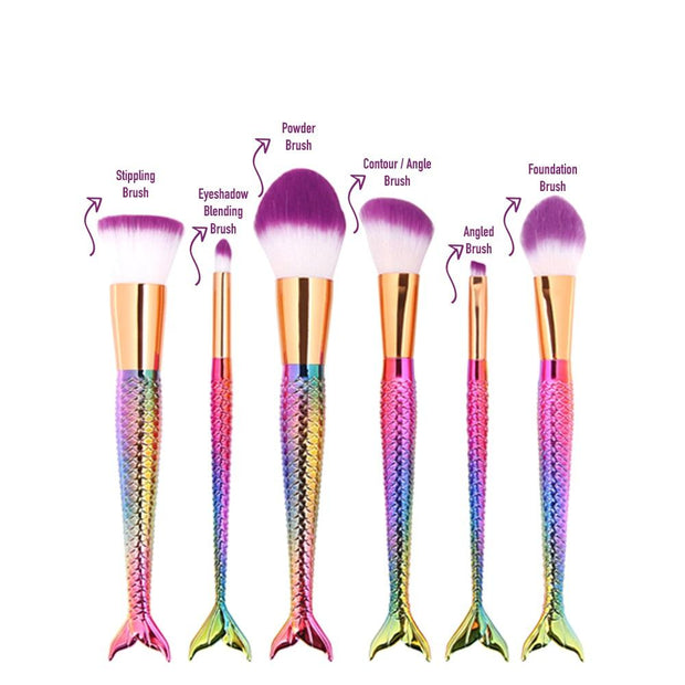 MAKEUP BRUSHES Mermaid Kailee