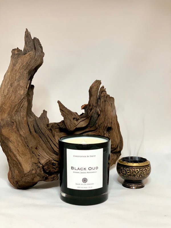Black Oud - 12 oz 100% Soy Wax Candle
