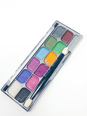 12 Rich Pigment Eye Shadow Makeup Palette X2