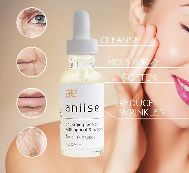Anti Aging Face Oil with Apricot & Avocado